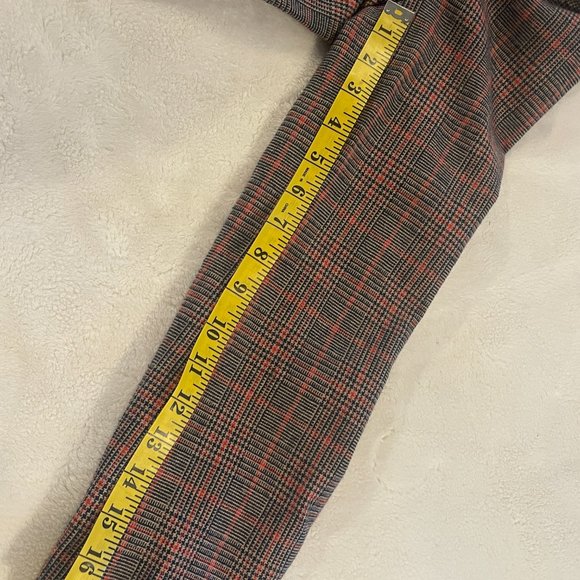 VTG EH Woods Womans Blazer Size 14 Plaid twead Career Wool Blend - Y993 - Picture 6 of 8